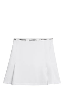 Keisha Skirt in White by J.Lindeberg