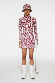 Women | Amelie Mid Print Skirt | Glitch Leo Lime