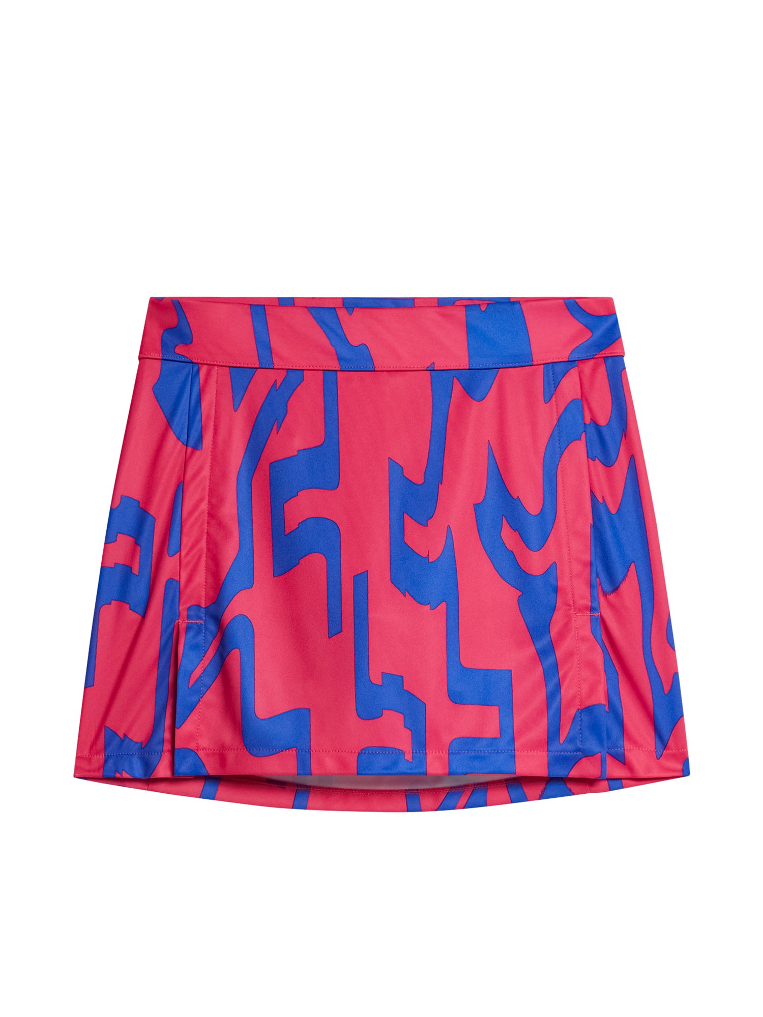 Amelie Print Skirt in Glitch Bridge Pink by J.Lindeberg