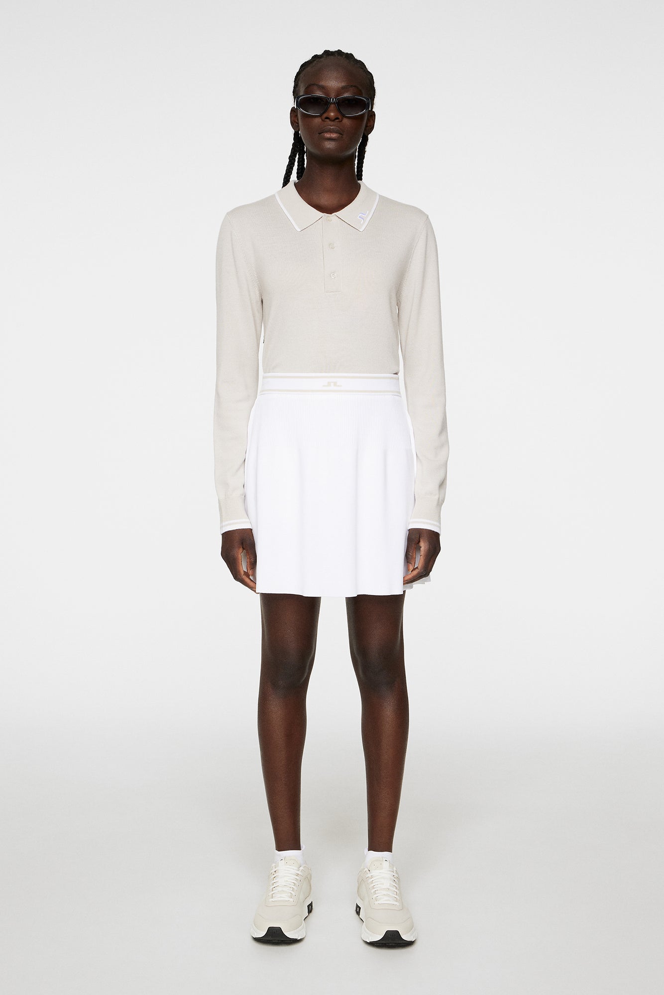 Women | Emma Knitted Skirt | White