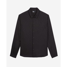 Geometric Jacquard Shirt | Men | Black