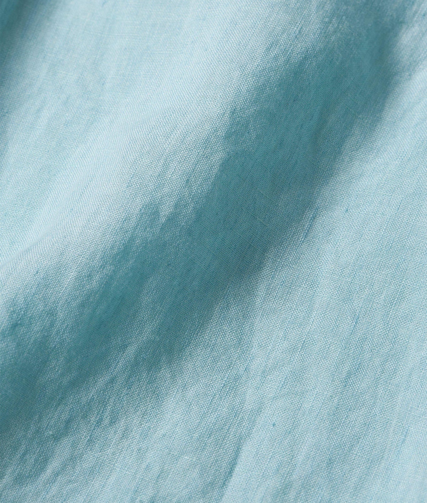 Giles Lino Tailored Fit Classic Collar Linen Shirt Woven | Light Sky Pool
