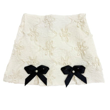 Girl | Ava Ivory Flower Bow Skirt
