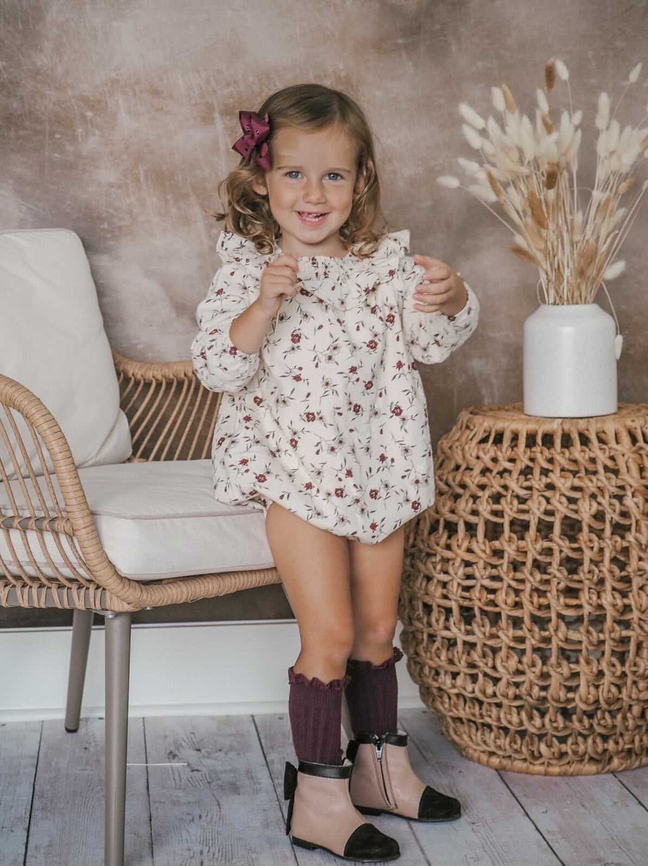 Girl | Clara Leather Booties | Pink x Black