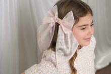 Girl | Juliette Organza Hair Bow | Pink
