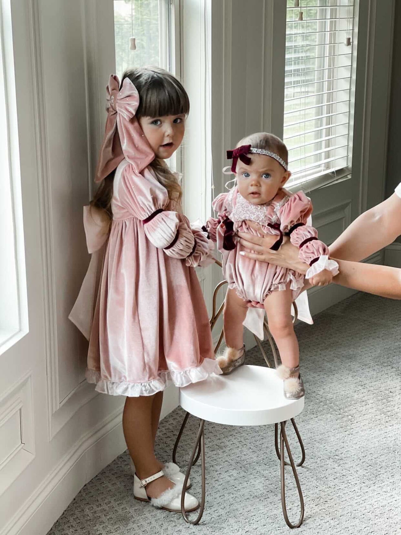 Girl | Juliette Velvet Romper