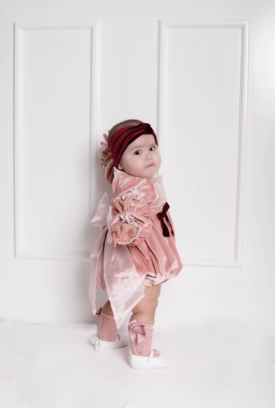 Girl | Juliette Velvet Romper