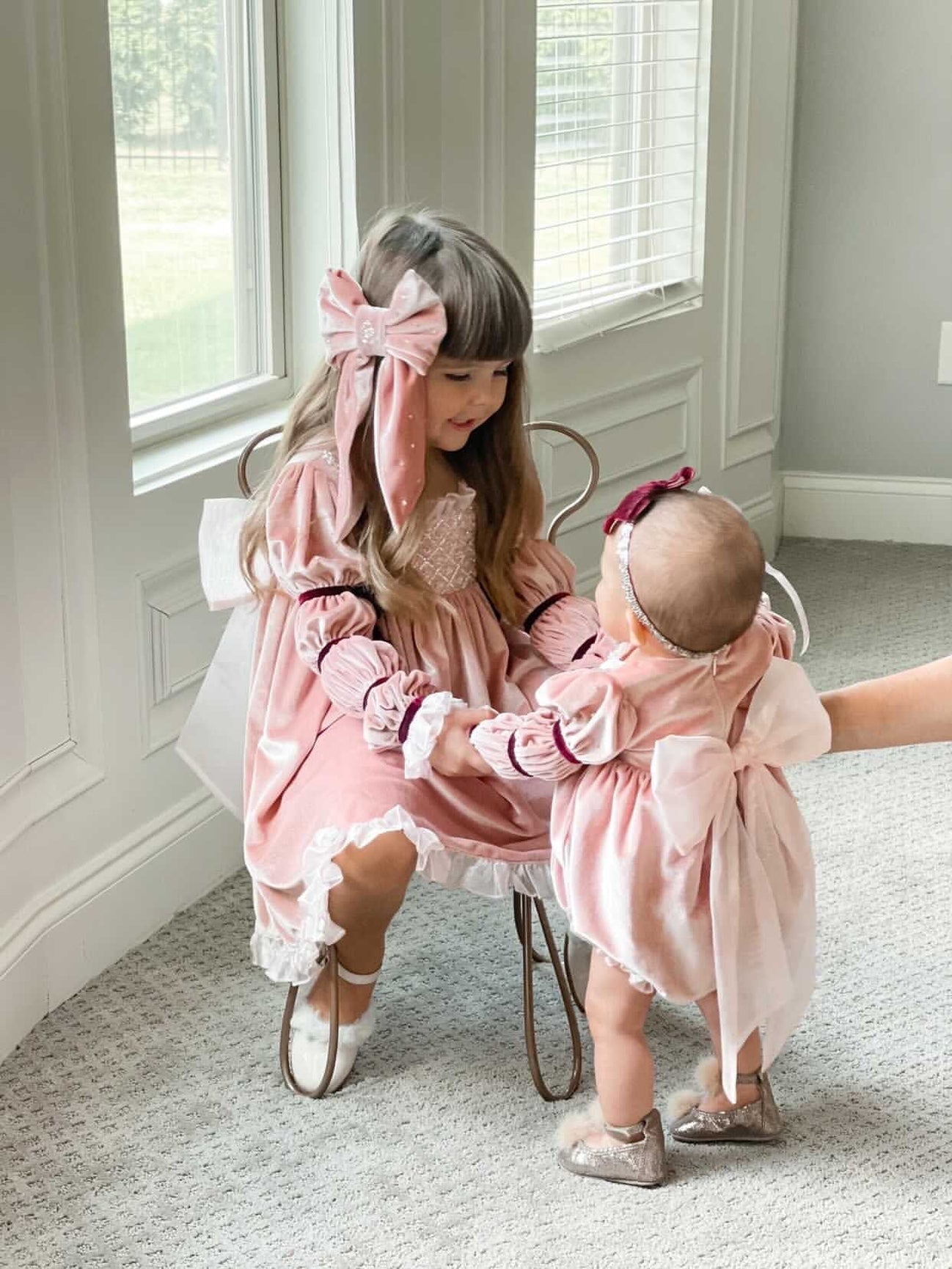 Girl | Juliette Velvet Romper