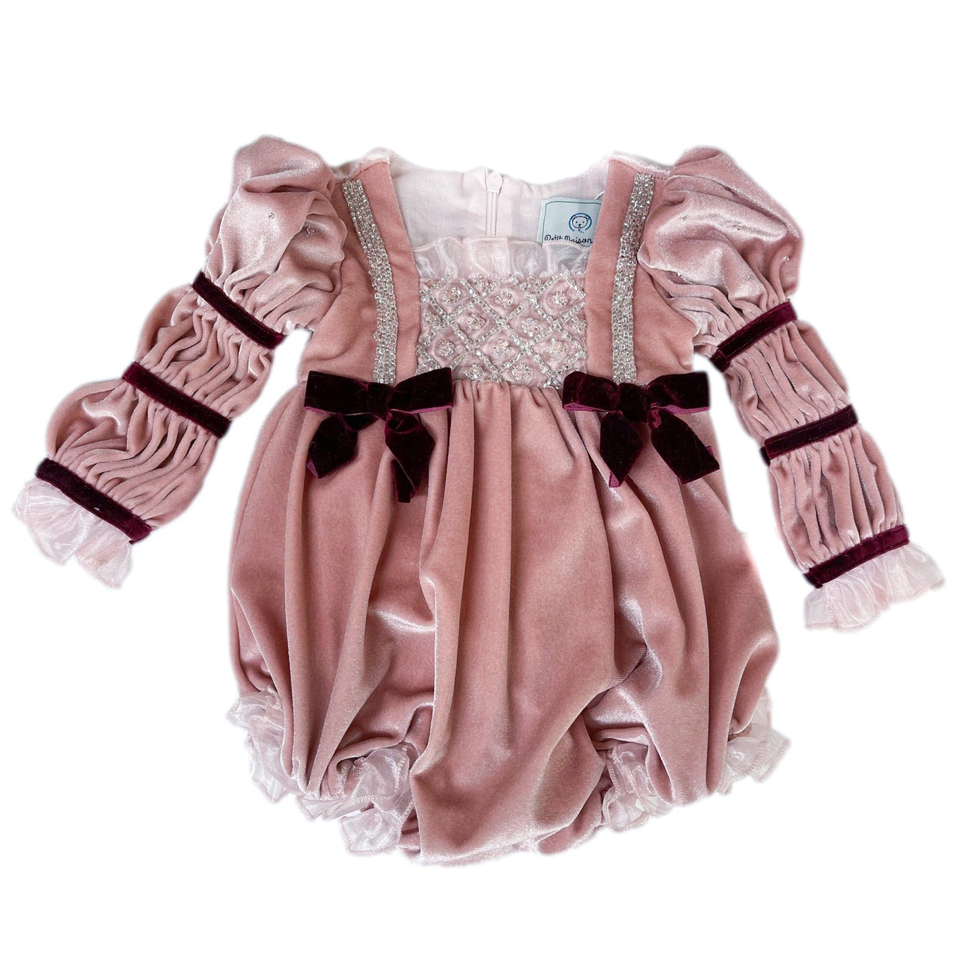 Girl | Juliette Velvet Romper