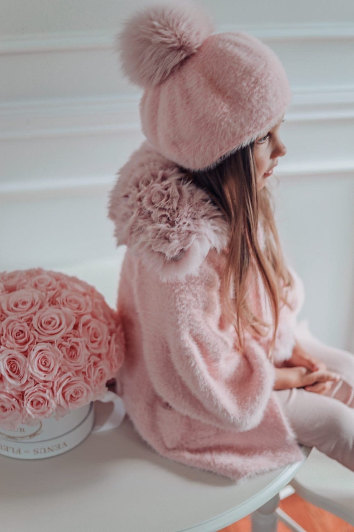 Girl | Milana Rose Beret | Pink