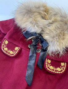 Girl | The Empress Garnet Wool Coat | Red