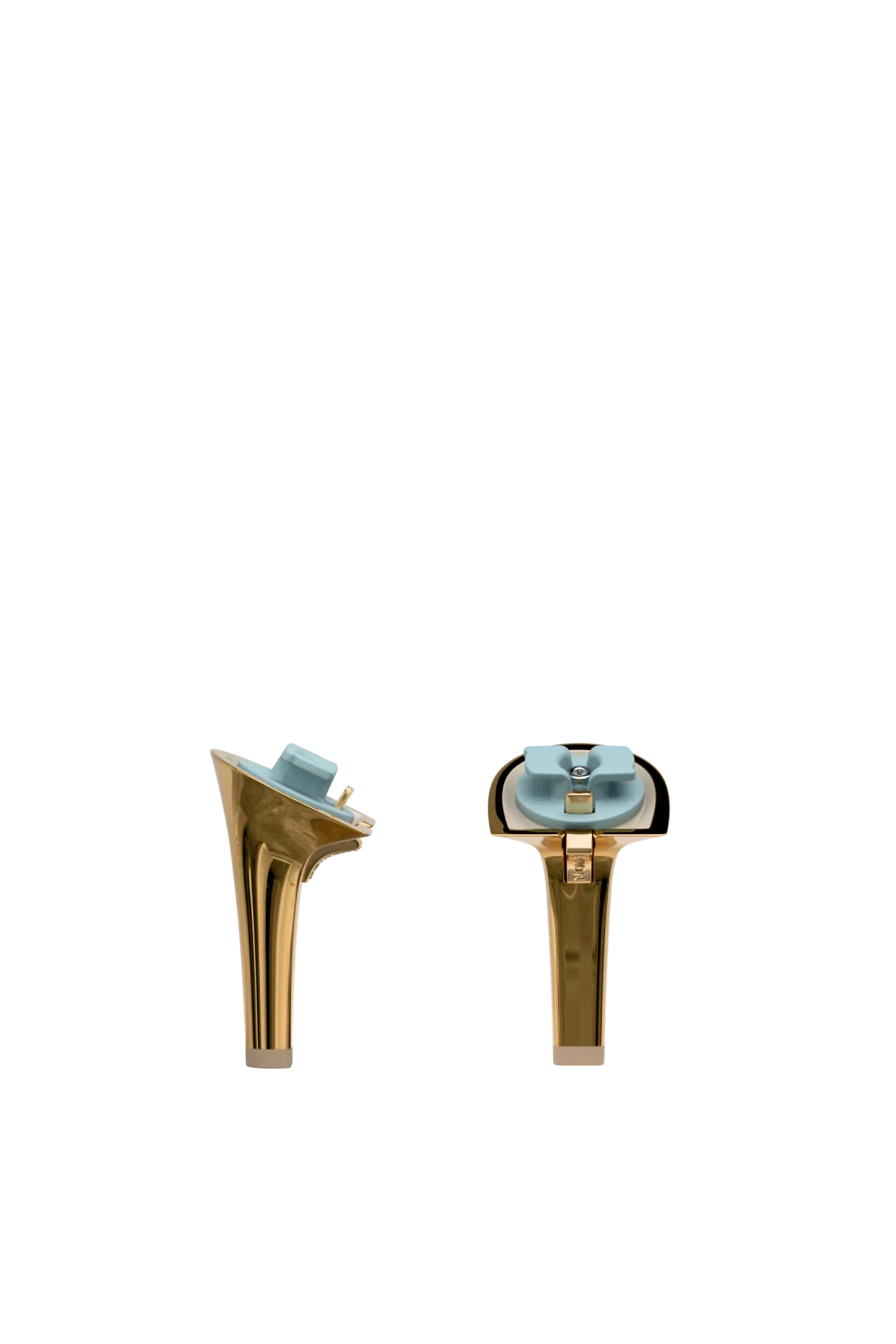 Stiletto Heel Kit 4 | Gold Metallic