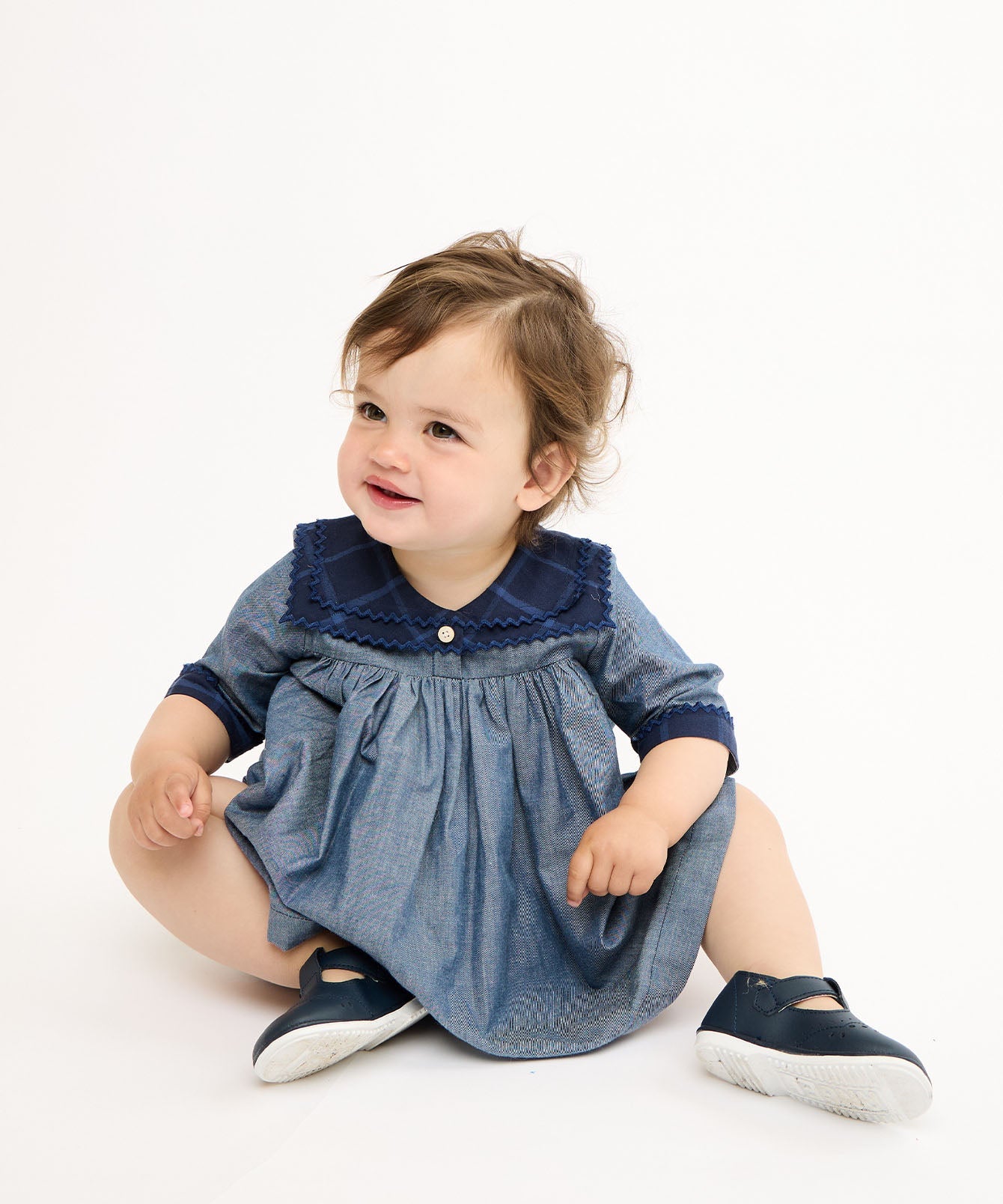 Girls | Grace Baby Dress | Blue