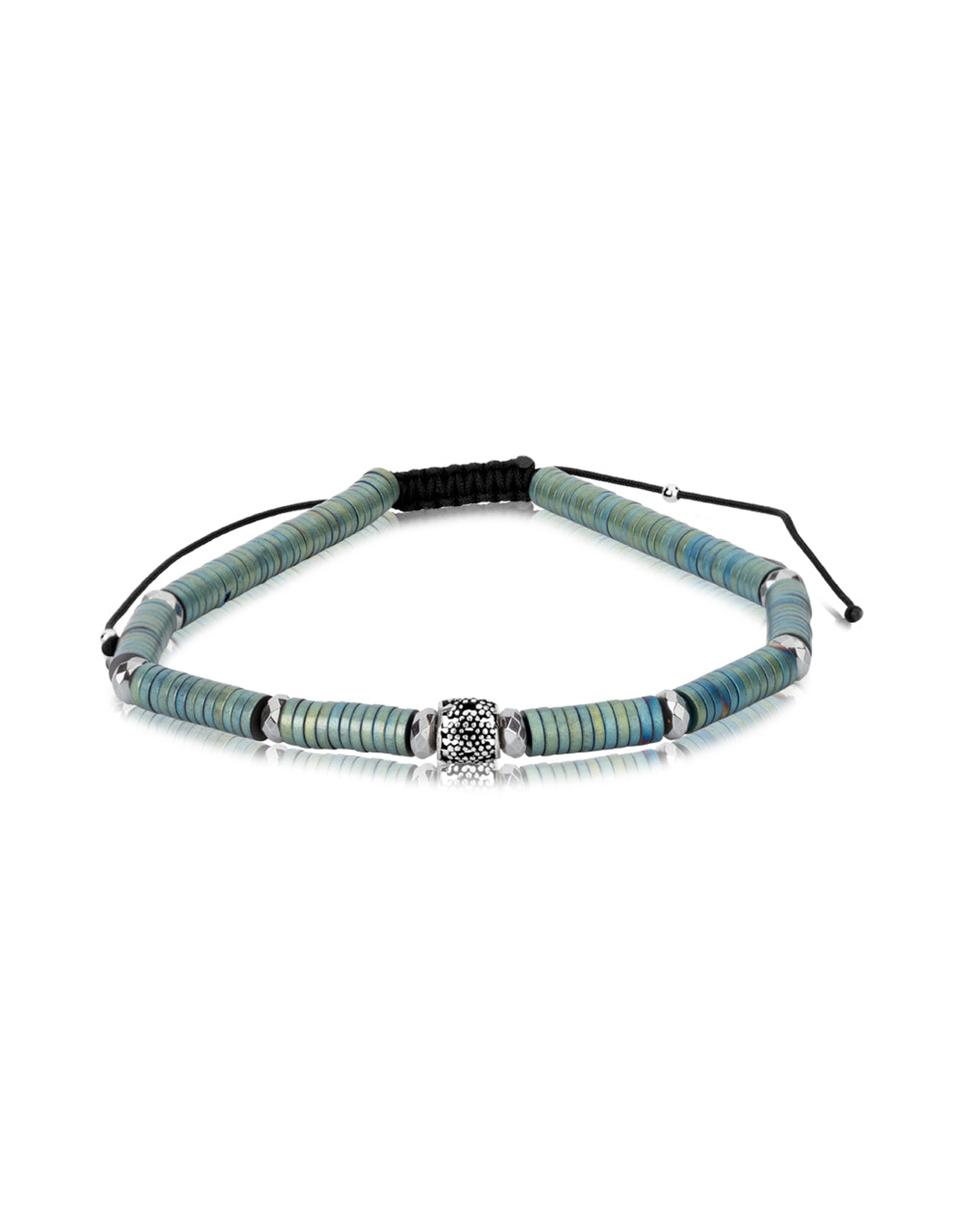 Gradient Pull Cord Bracelet | Green
