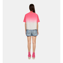 Gradient T-Shirt With Venice Serigraphy | Women | Retro Pink