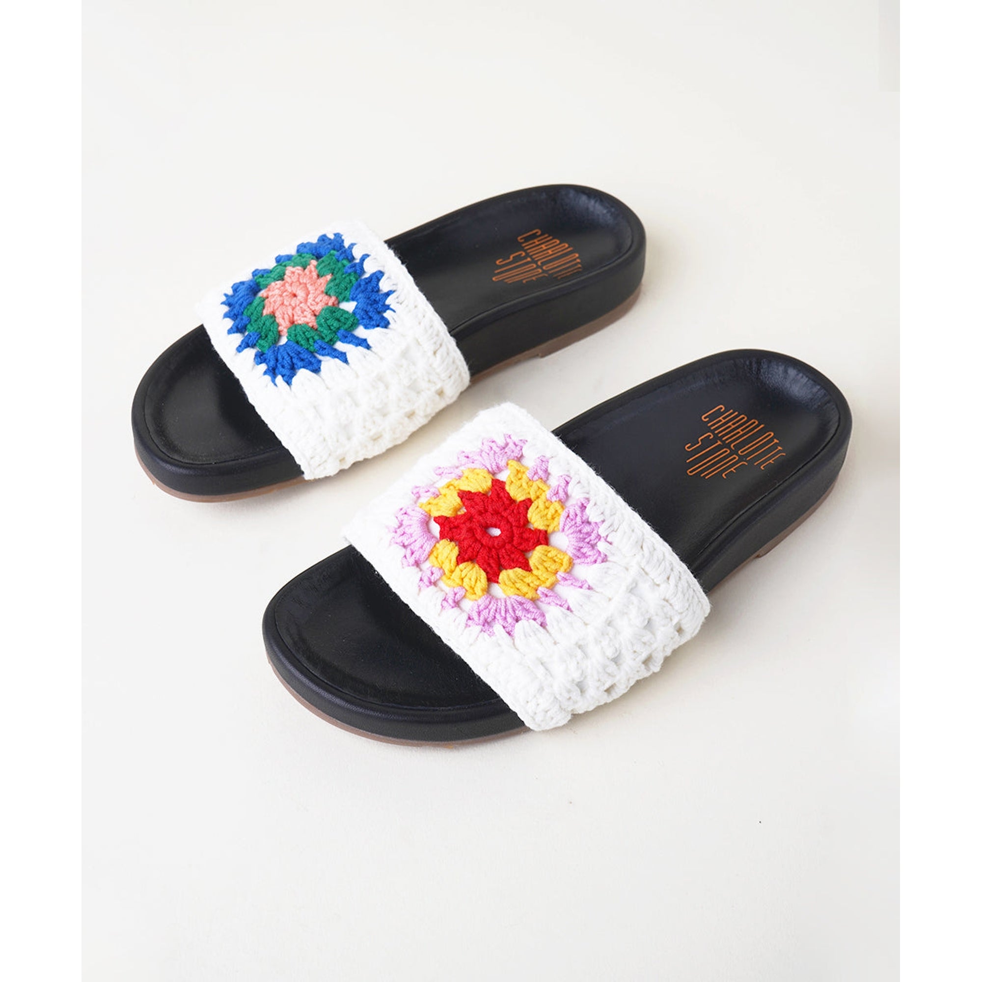 Granny Crochet Slides | Attic