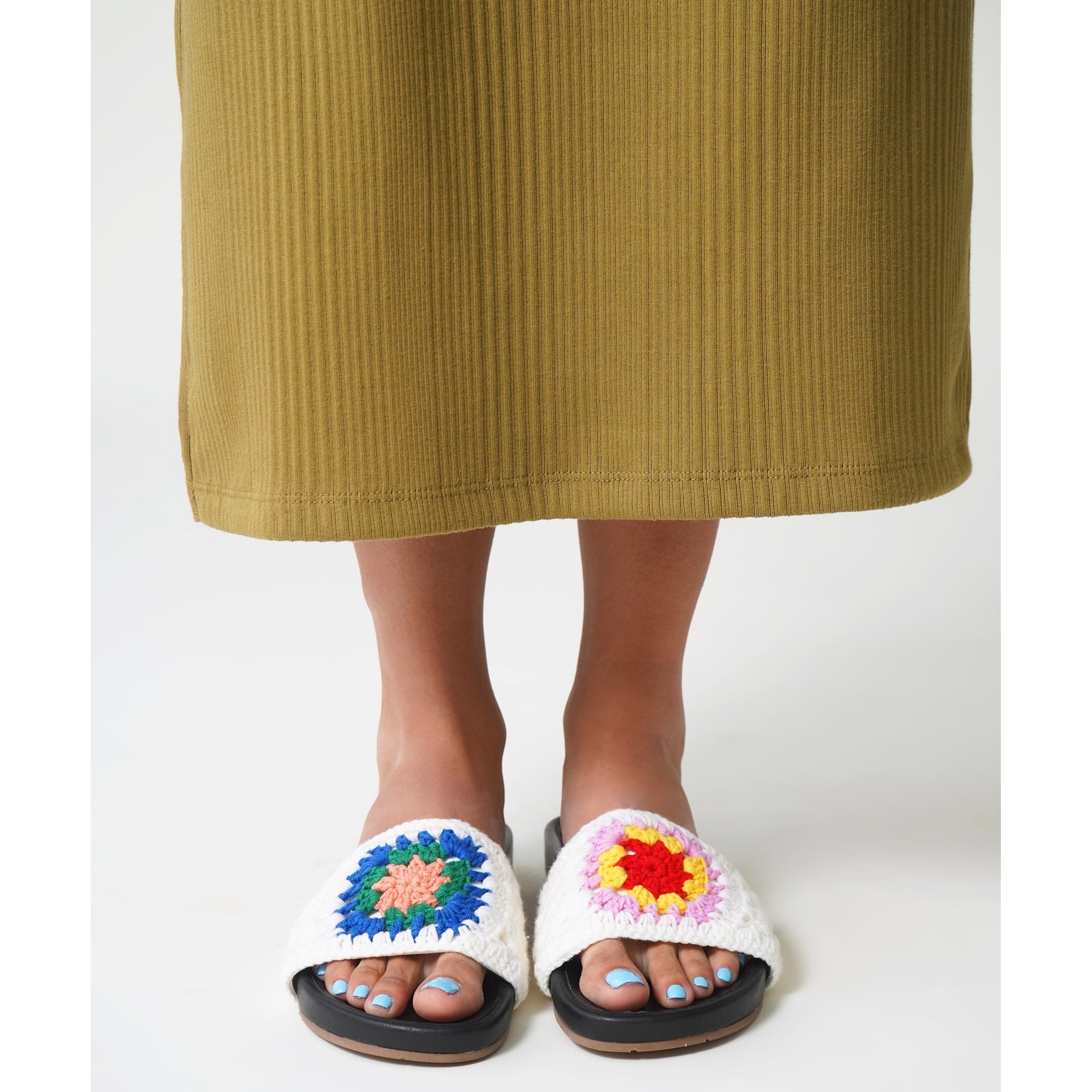 Granny Crochet Slides | Attic