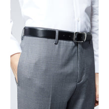 Gray Patterned Suit Pants In Wool | Men | Grey