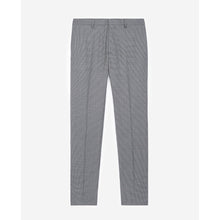 Gray Patterned Suit Pants In Wool | Men | Grey