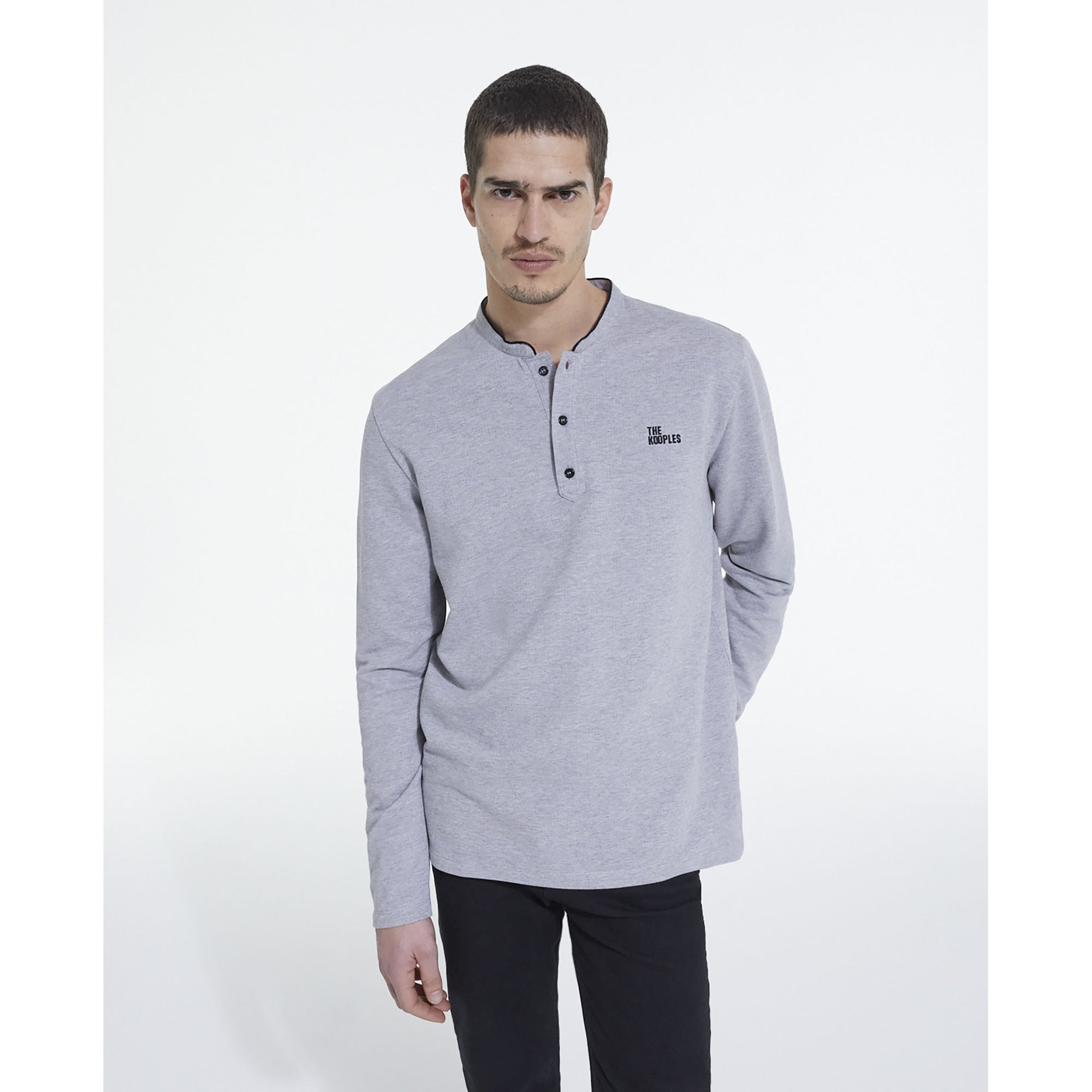 Gray Polo | Men | Grey Melange