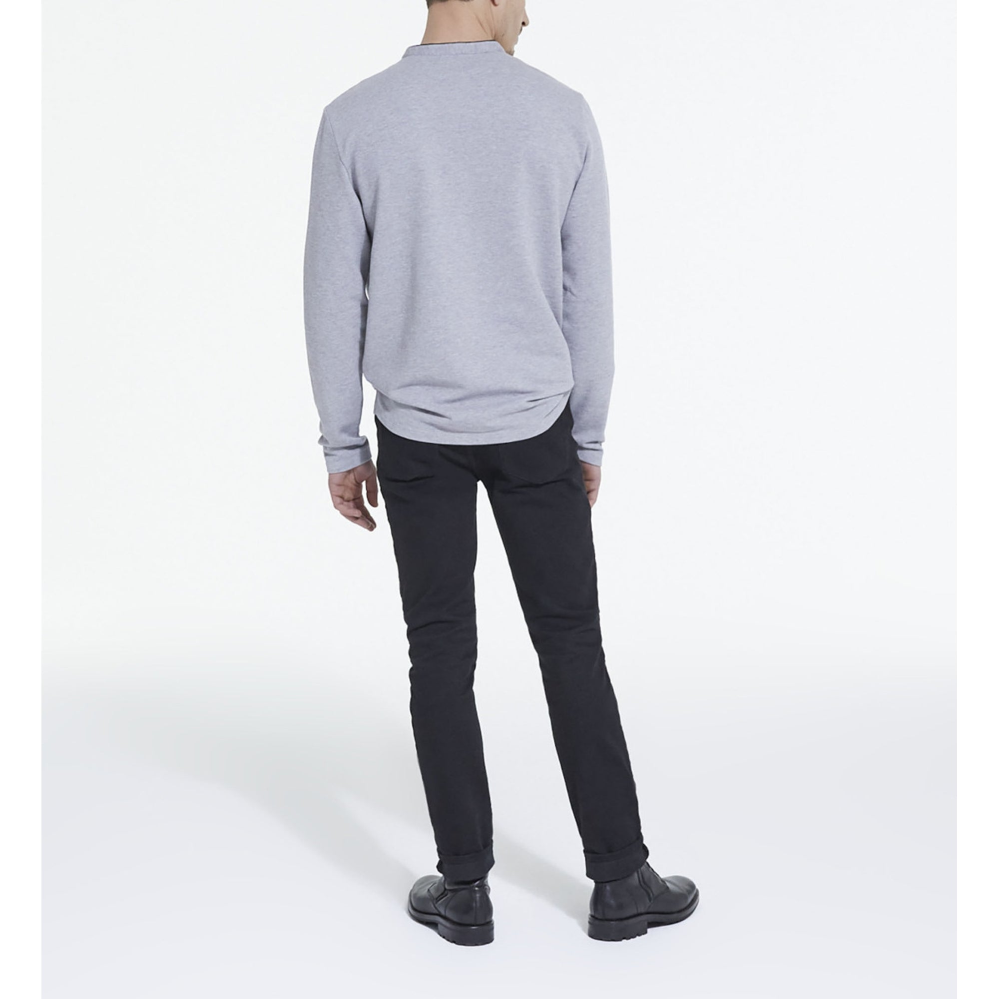 Gray Polo | Men | Grey Melange