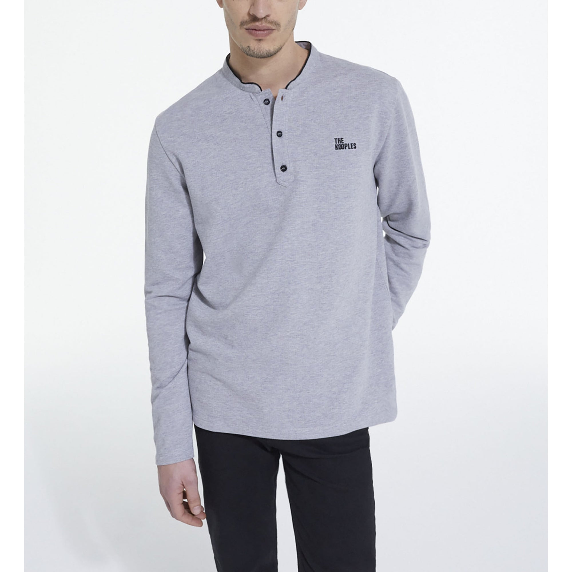 Gray Polo | Men | Grey Melange