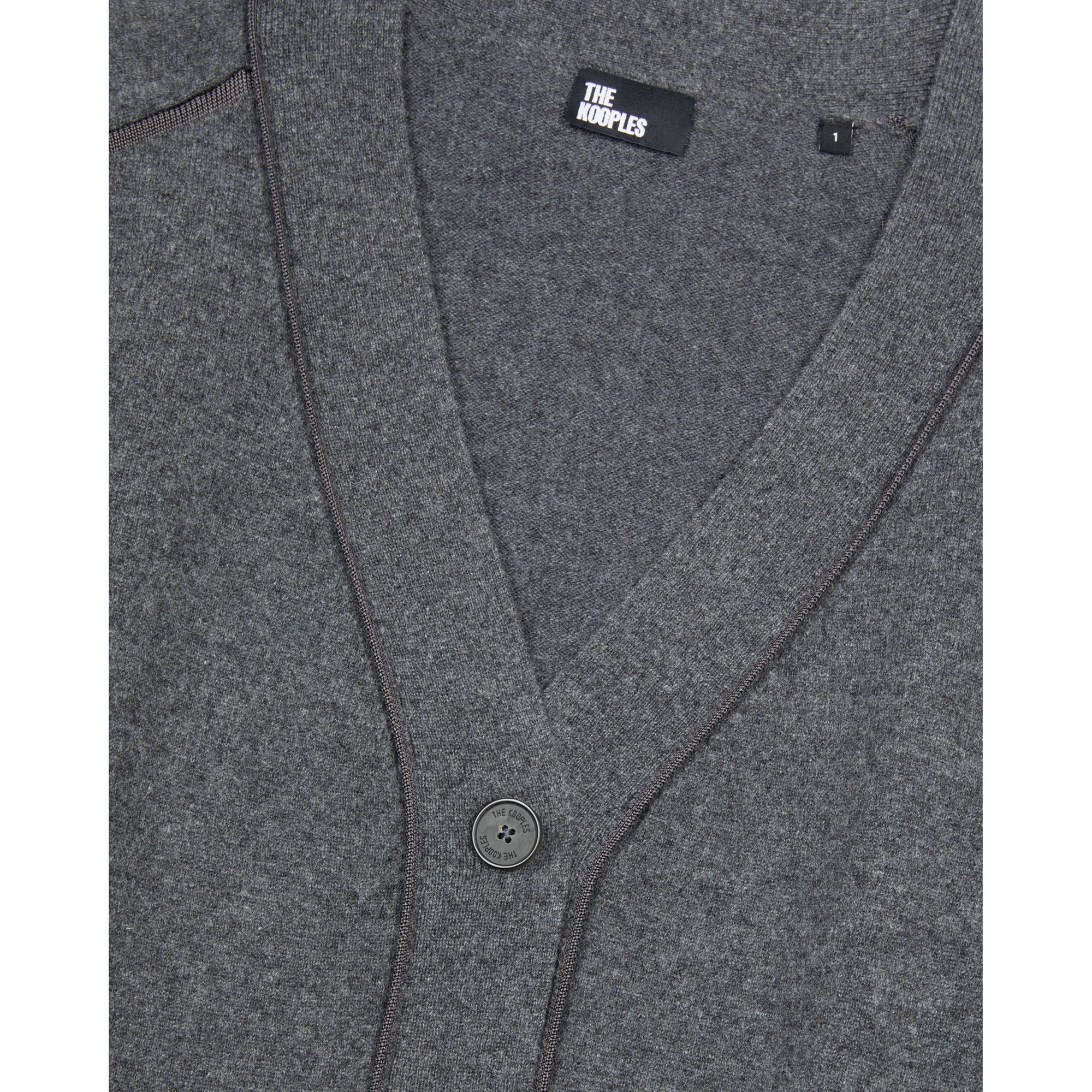 Grey Cashmere Cardigan | Women | Anthracite Melange