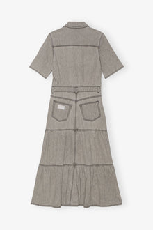 Grey Future Long Denim Dress | Gray Quill