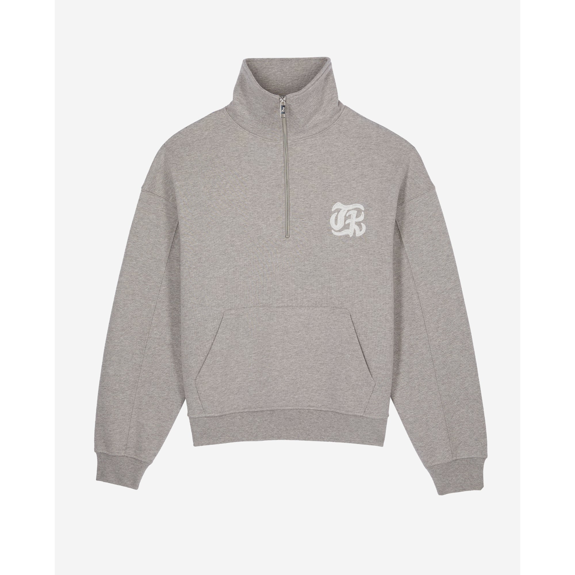 Grey Sweatshirt With Blazon Serigraphy | Men | Ardoise