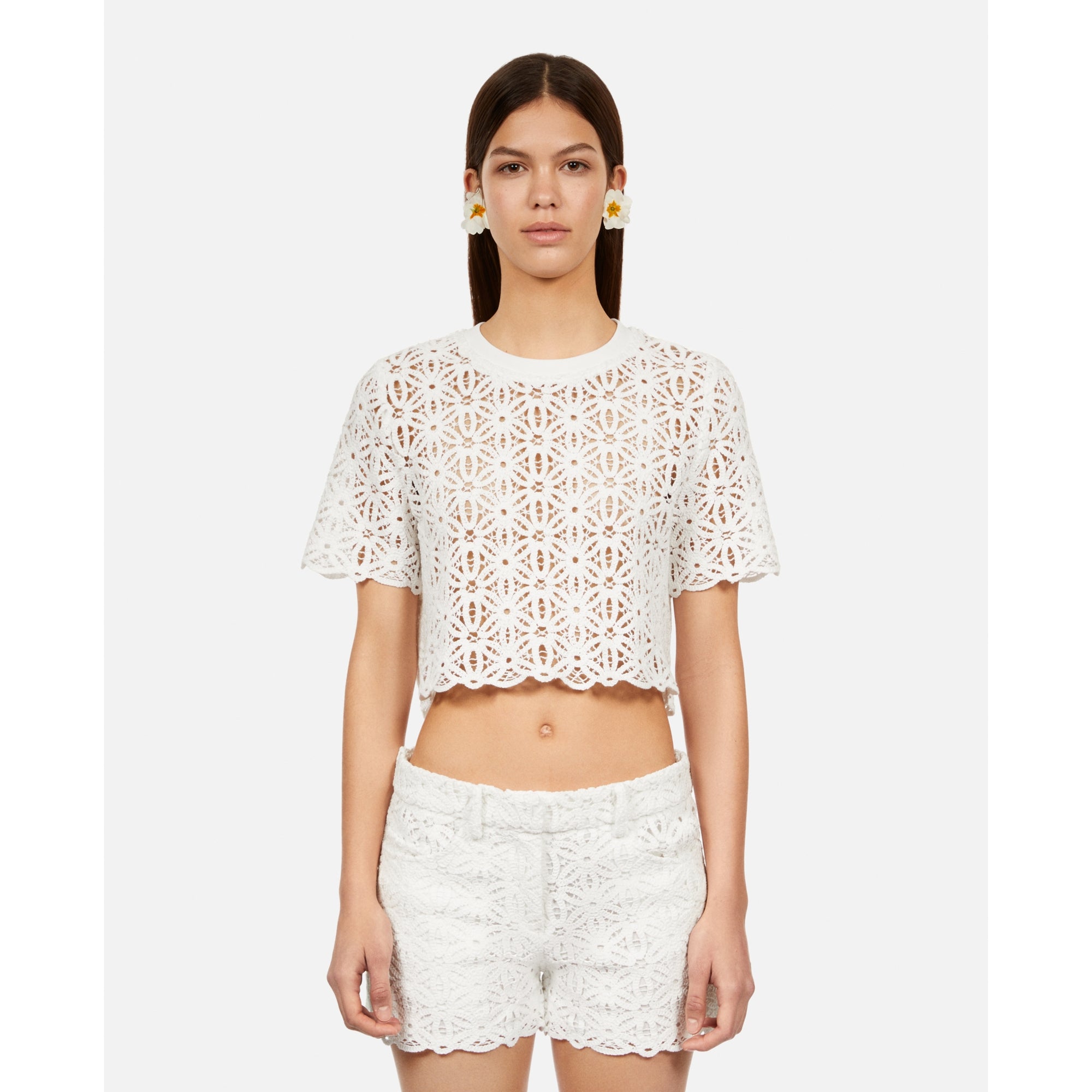 Guipure Top | Women | White