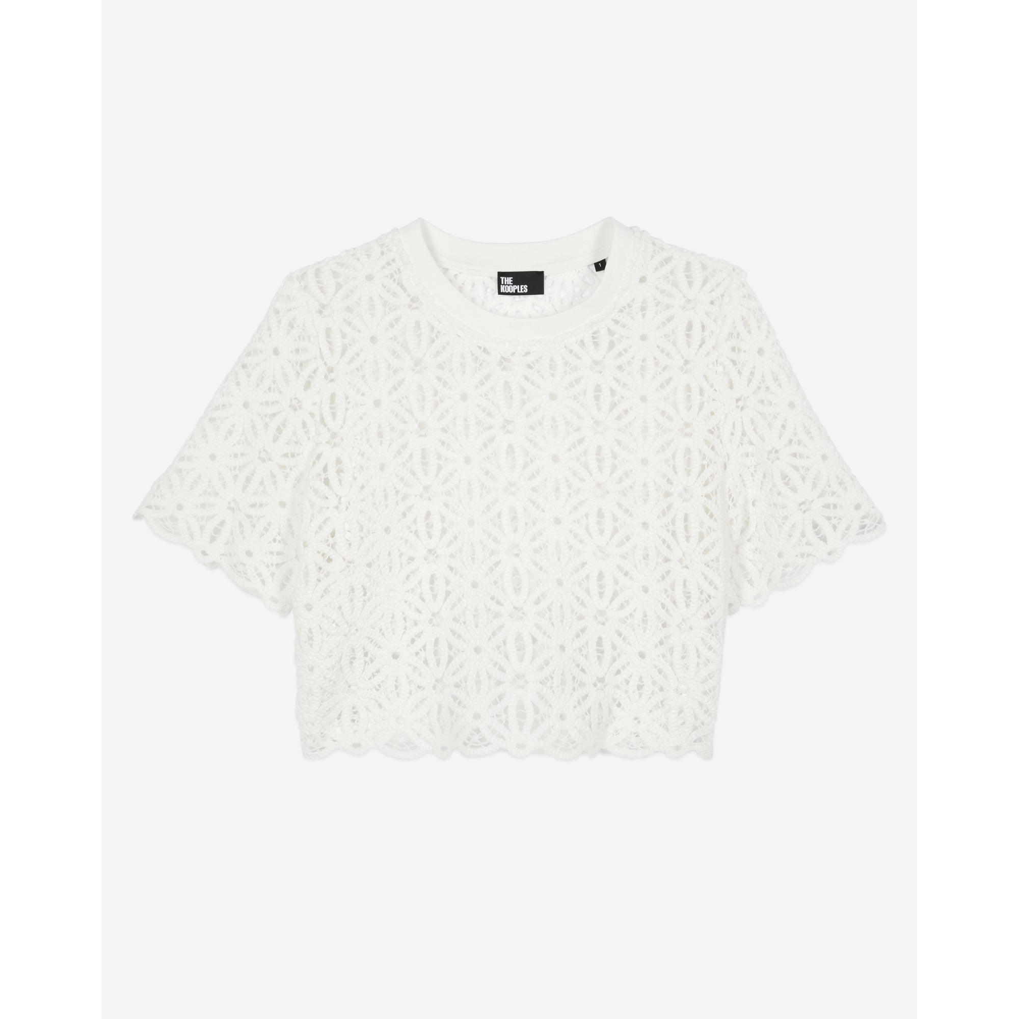 Guipure Top | Women | White