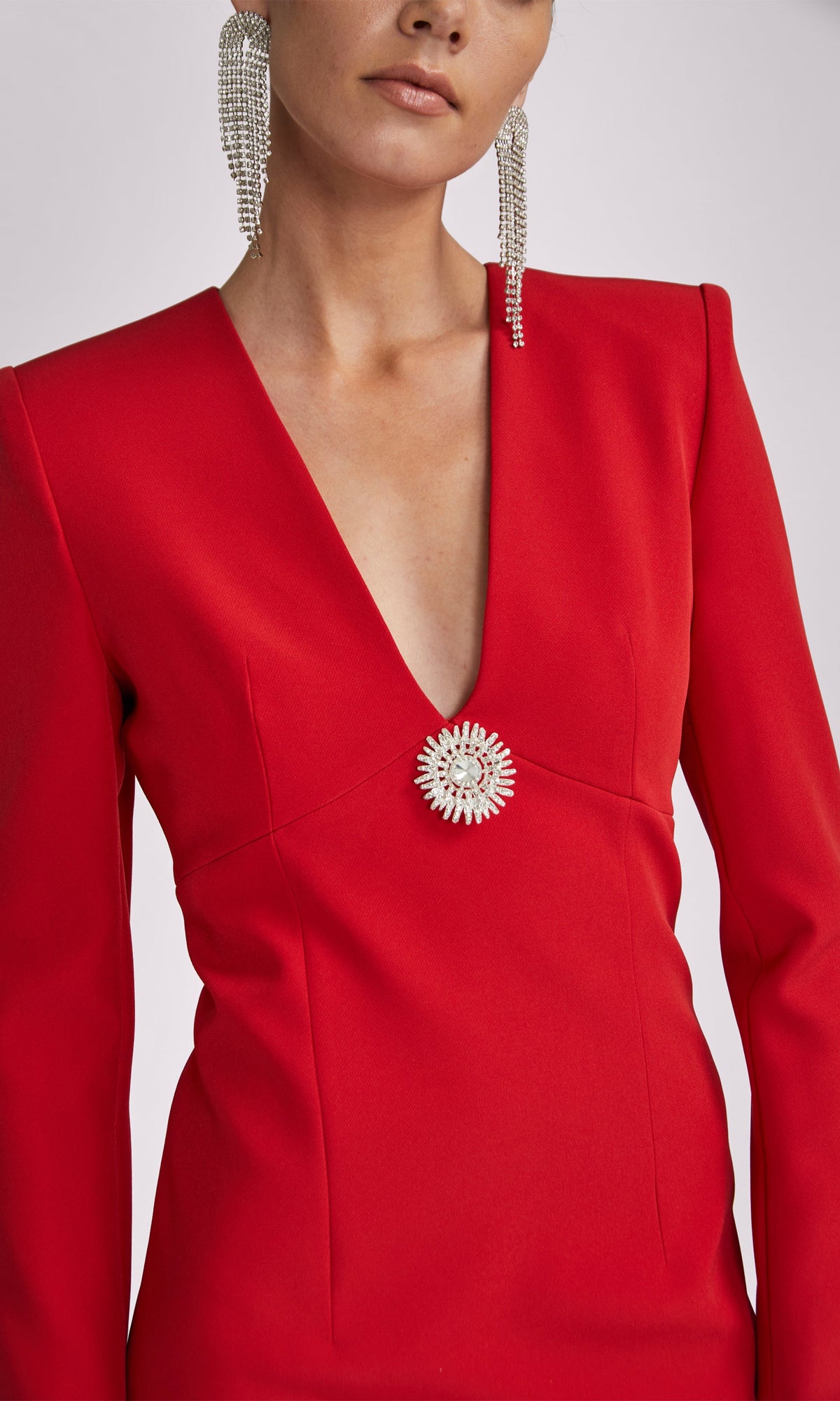 Lorenzo Crepe Dress | Rouge