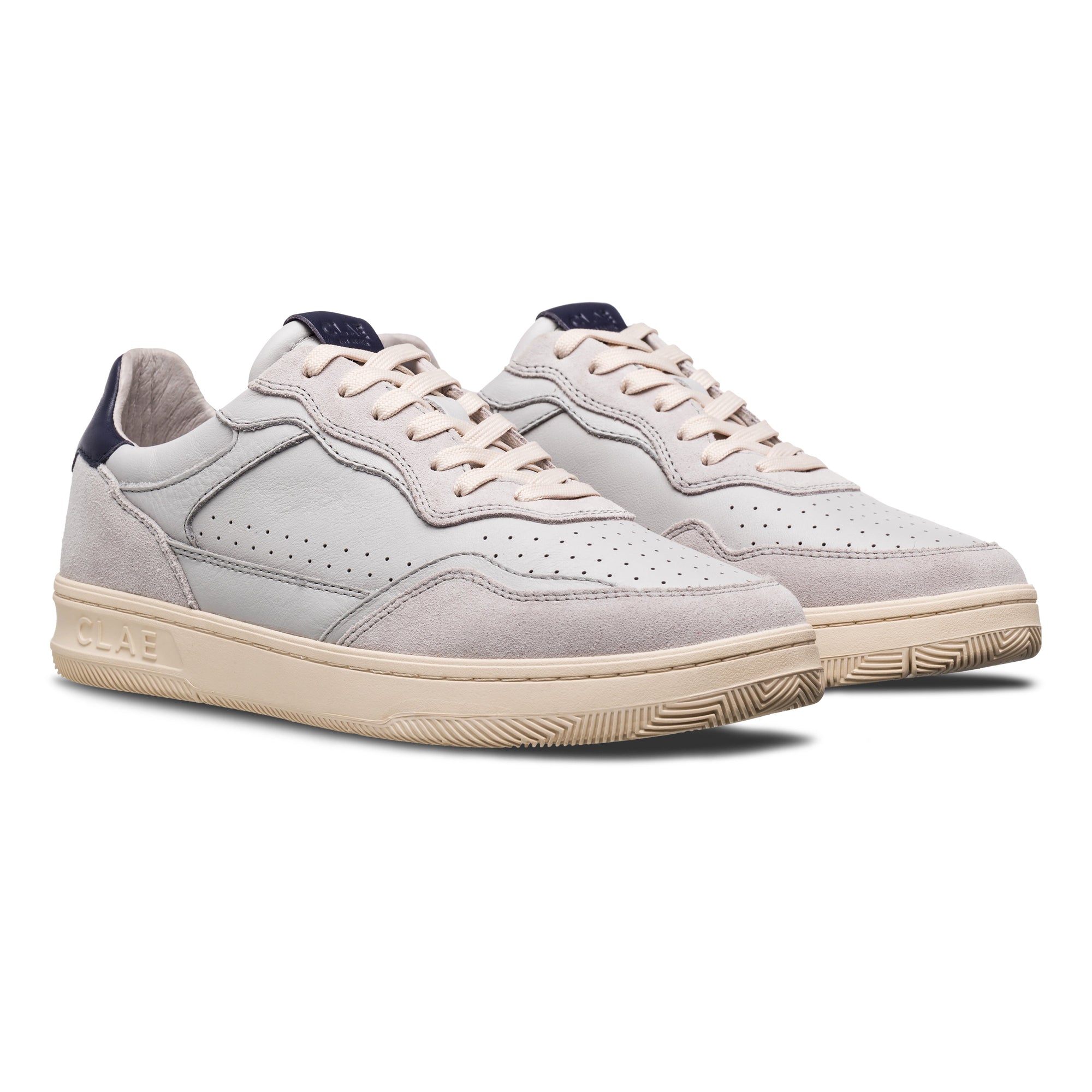 Womens | Haywood | Quiet Grey Leather Navy