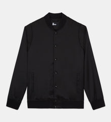 Satin Effect Jacket | Men | Black