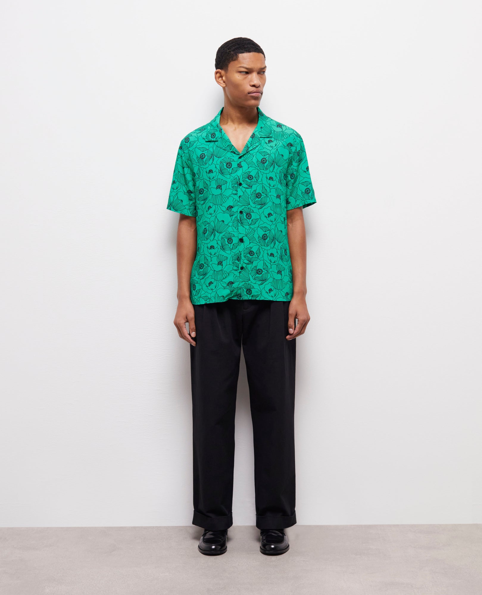 Casual Printed Shirt | Men | Green