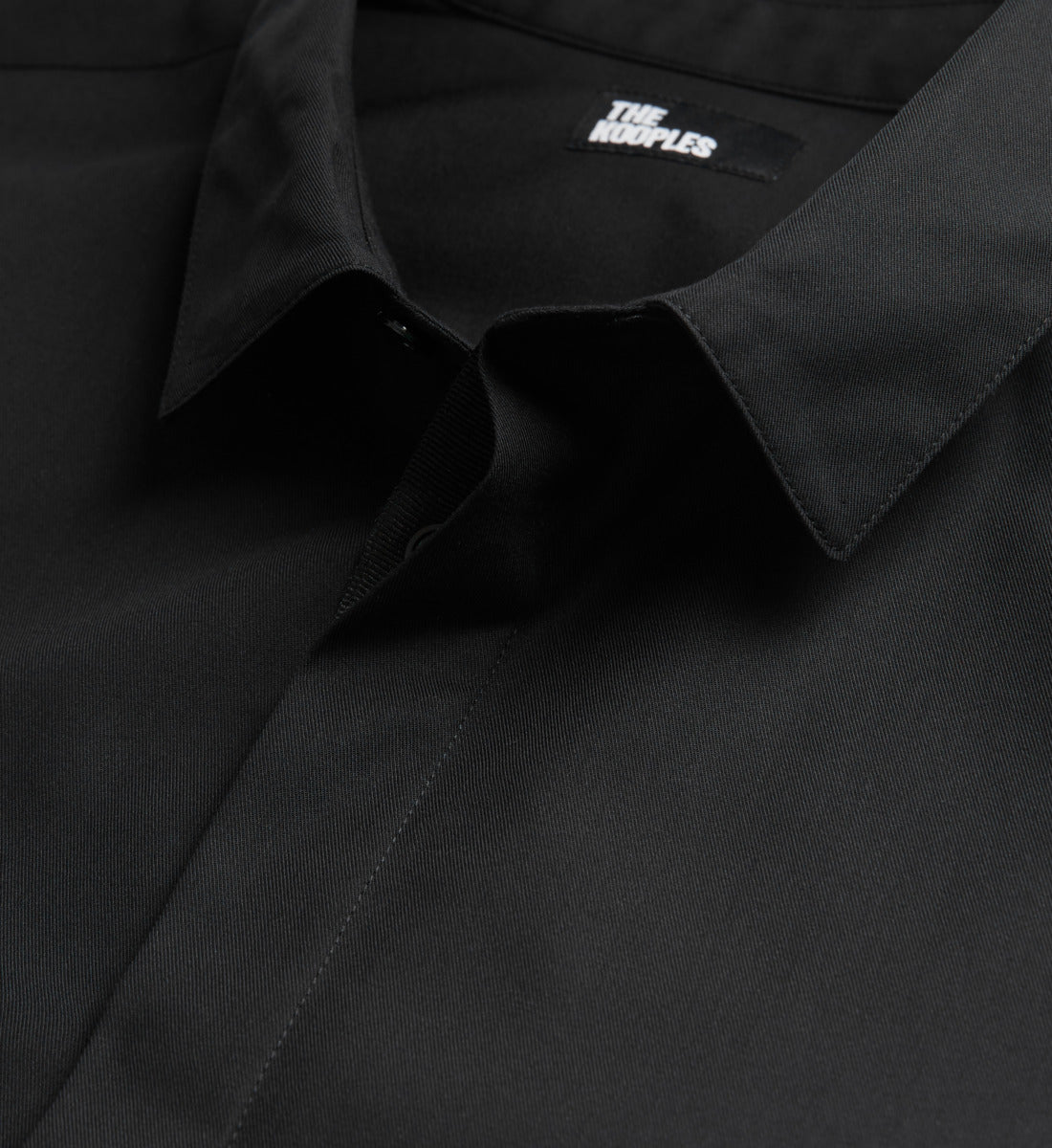 Shirt With Classic Collar | Men | Black