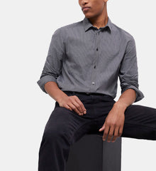 Check Shirt | Men | Black x White