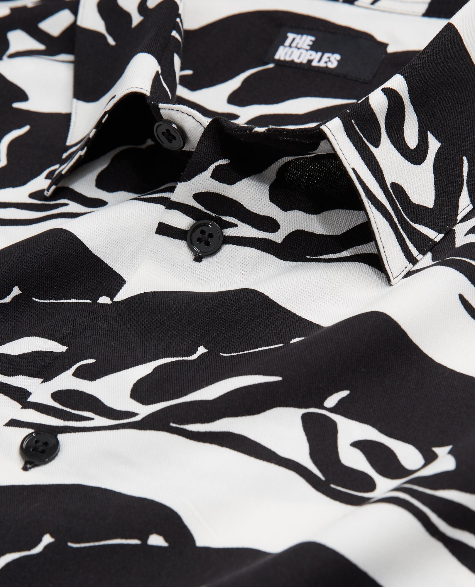 Printed Shirt | Men | Black x White