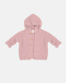 Hooded Cardigan - Fuzzy | Ash Rose