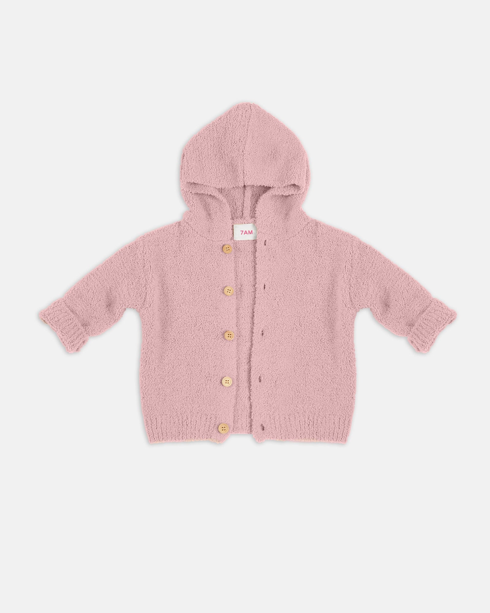 Hooded Cardigan - Fuzzy | Ash Rose