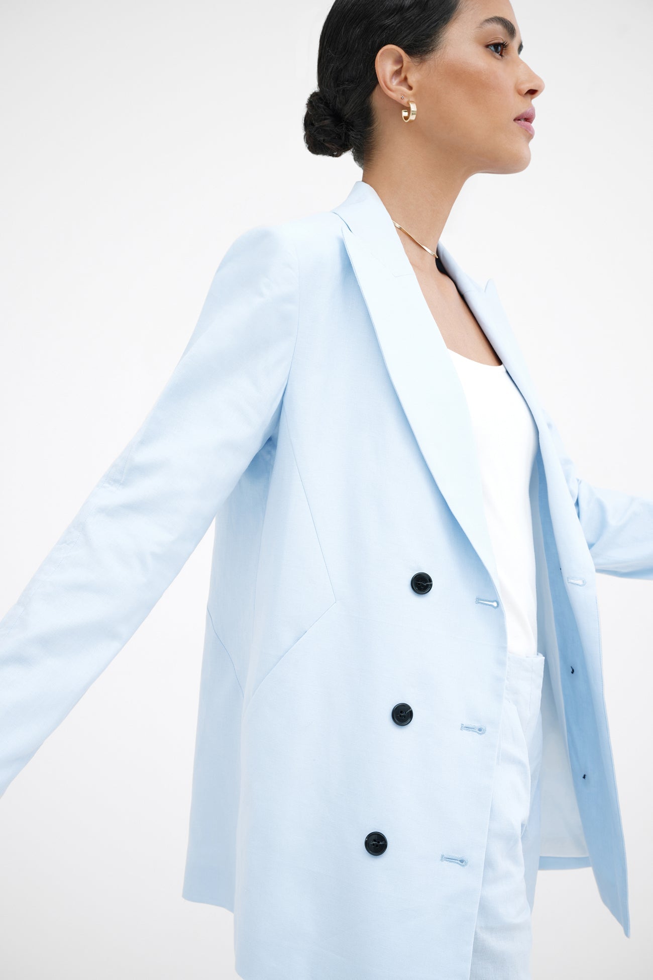 Linden Blazer | Light Blue
