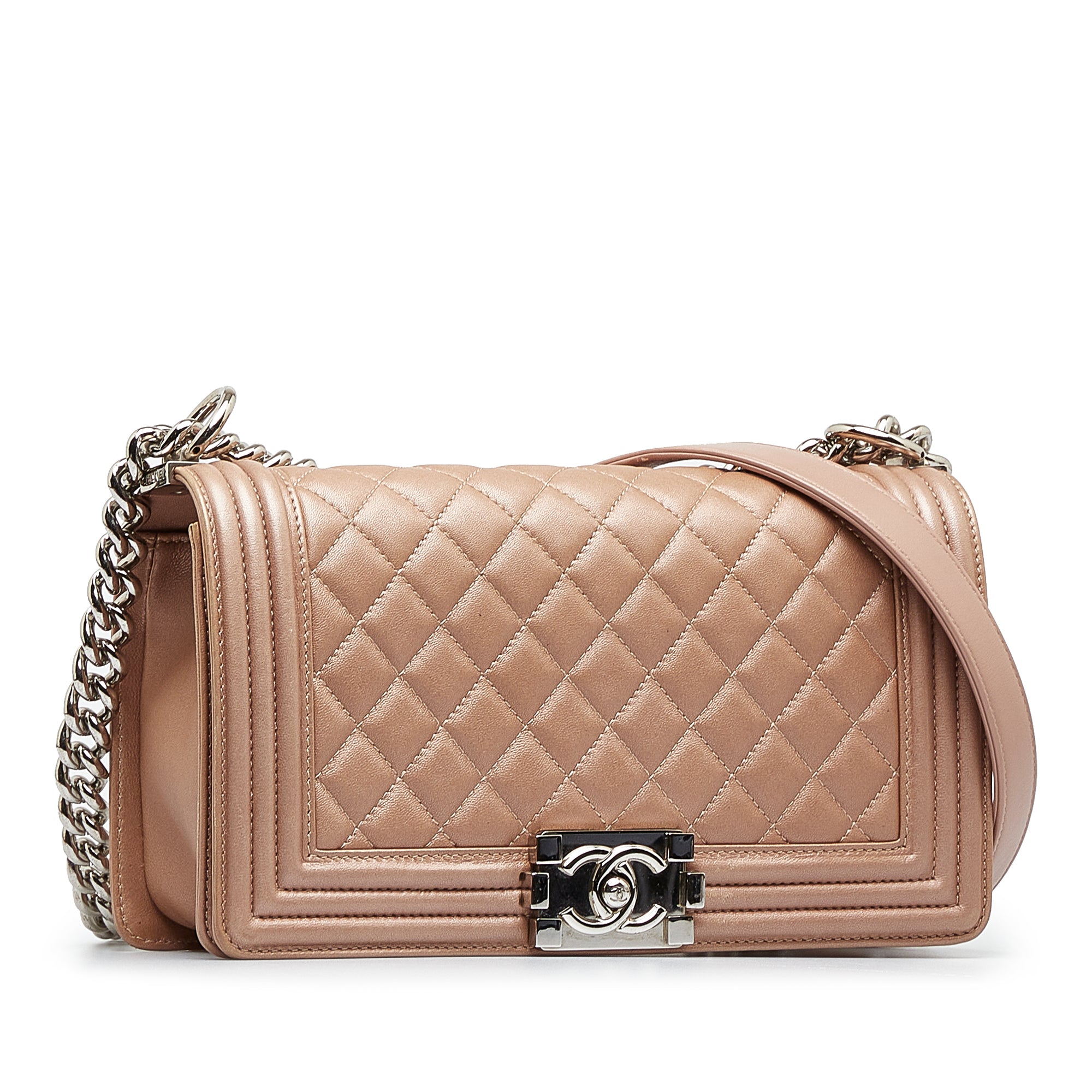 Chanel Pre-Owned Medium Boy Flap Bag | Women | Brown x Light Brown