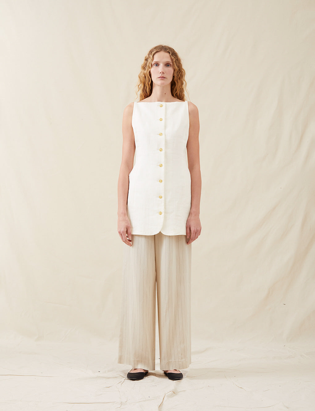 Womens | The Relaxed Pants | Wide Stripe