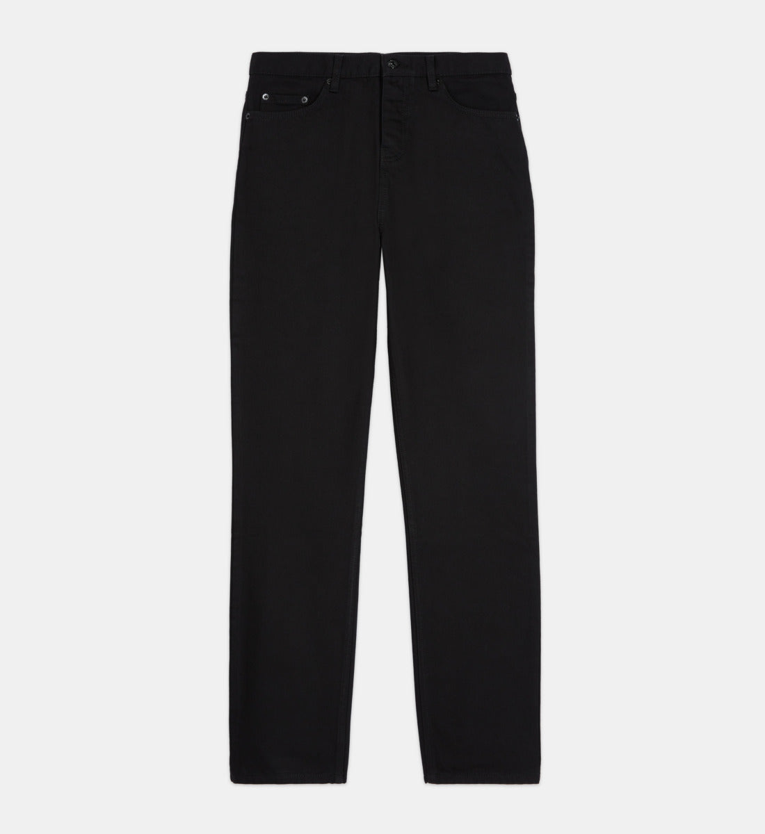 Straight-Cut Jeans | Men | Black