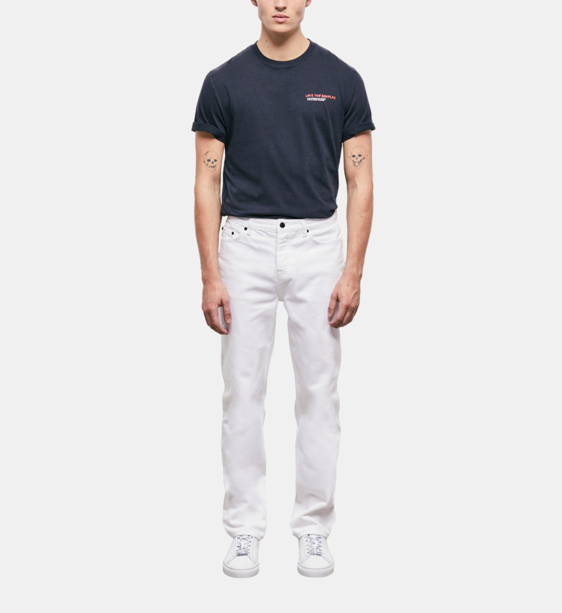 Straight-Cut Jeans | Men | White