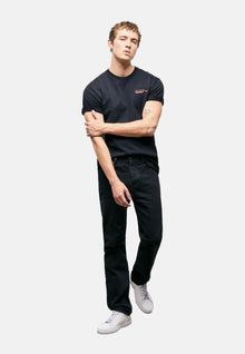 Straight-Cut Jeans | Men | Black Washed