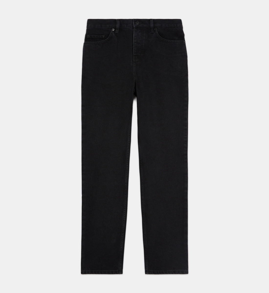 Straight-Cut Jeans | Men | Black Washed