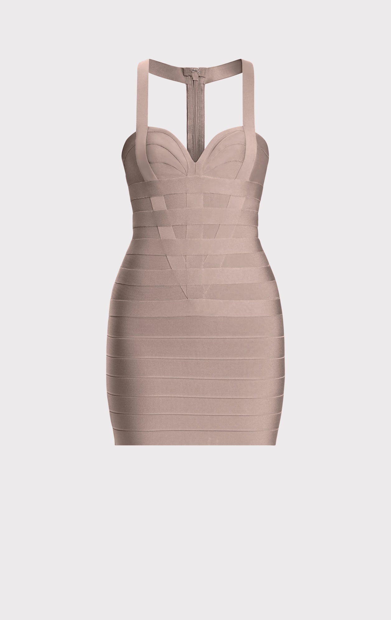 Bandage S/L Sweetheart Mini Dress | Dune