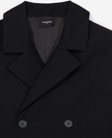 Crossover Trench Coat | Men | Black