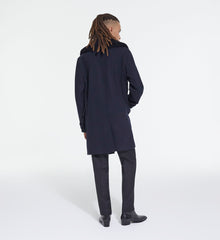 Blue Wool Coat | Men | Dark Navy